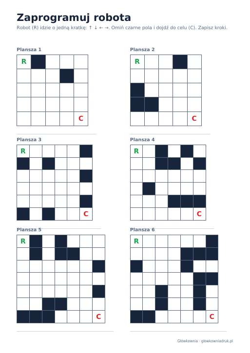 Zaprogramuj robota: zestaw 14