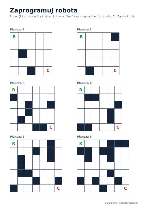 Zaprogramuj robota: zestaw 16