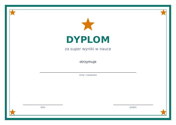 Dyplomy do druku: 12 wzorów
