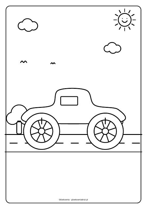 Kolorowanki: Monster trucki do druku, zestaw 2