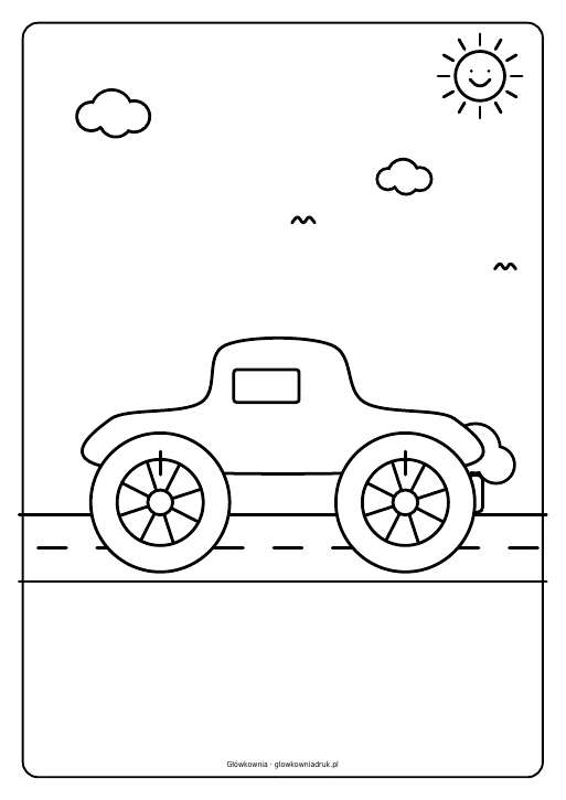 Kolorowanki: Monster trucki do druku, zestaw 3