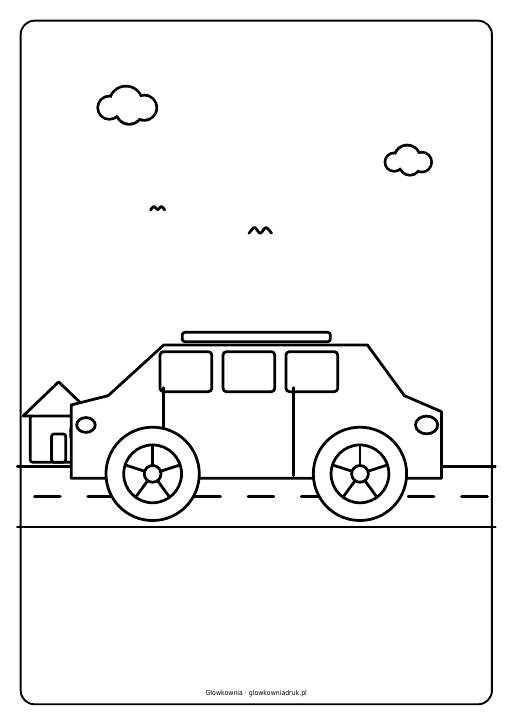 Kolorowanki: Terenówki i SUV-y do druku, zestaw 4