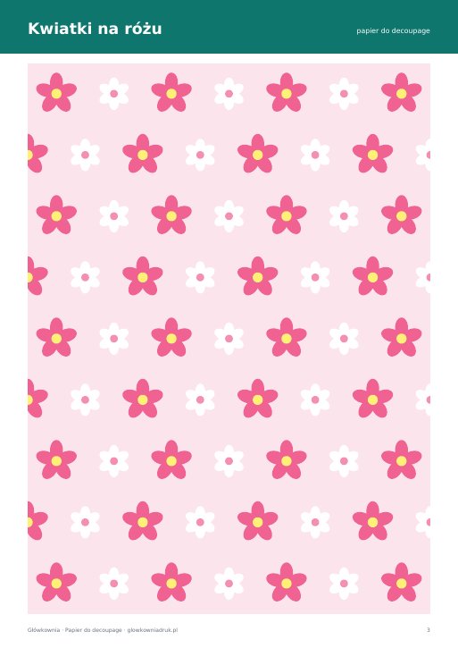 Papier do decoupage – kwiaty i motyle