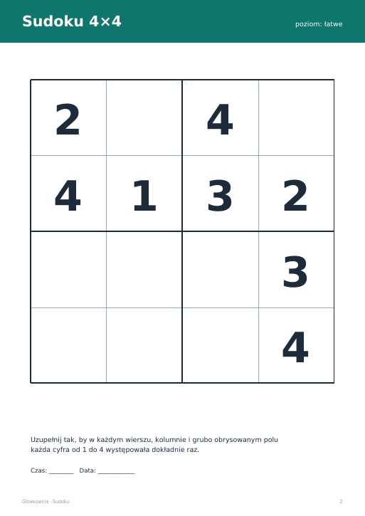 Sudoku do druku, zestaw 37